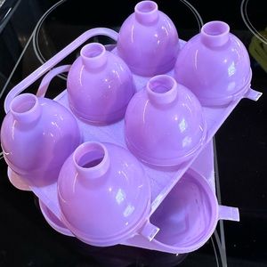 Jello Jell-O Jiggler Easter Egg Mold PURPLE Etched Design Pattern * SHIPS FAST!